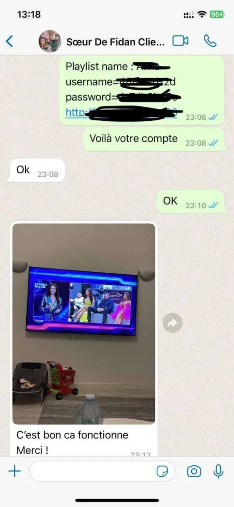 Tvnexu WhatsApp 5-star feedback screenshot 6